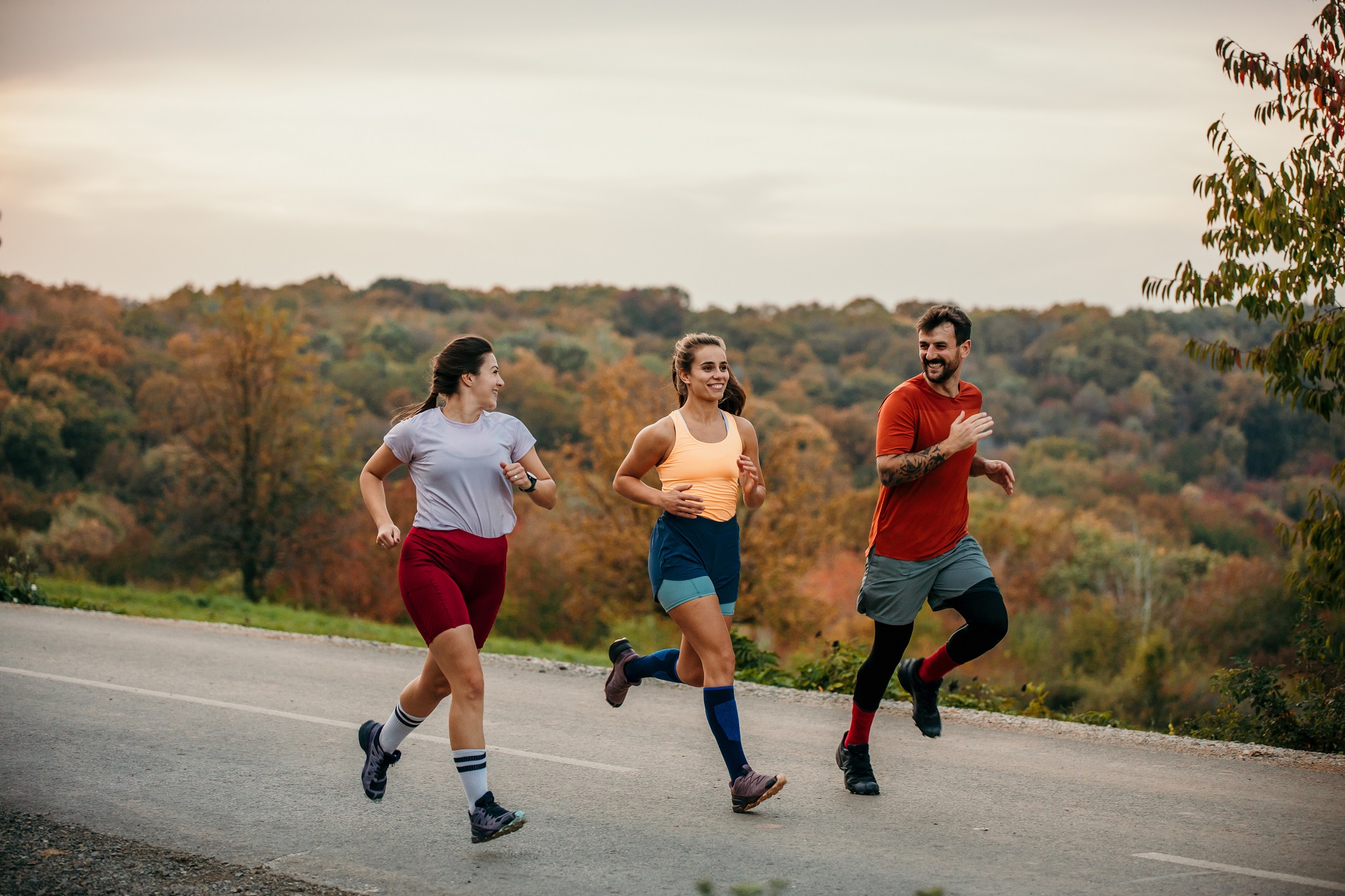  Menschen beim Joggen 
