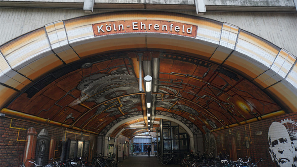 Der Bahnhof in Köln Ehrenfeld