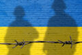 Wand in Ukraine Farbe