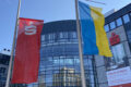 Sparkasse Köln Bonn Ukraine Flagge