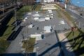 Der Skatepark am Rheinauhafen in Köln