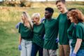 Volunteers im Park