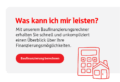 Was kann ich mir leisten? Baufinanzierung berechnen.